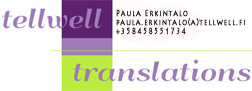Käännöstoimisto TellWell Translations logo
